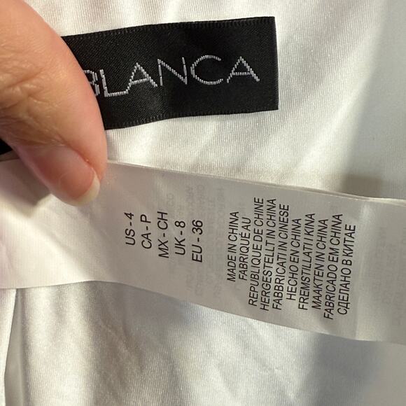 La Blanca woman's Island Halter Swim Tankini, Sunset Shores 4 MSRP $98 - Picture 6 of 9